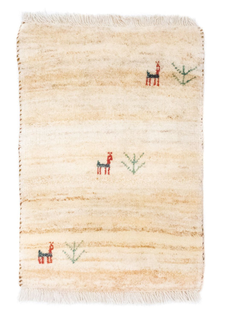 Alfombra Gabbeh - Persa - 60 x 40 cm - marrón