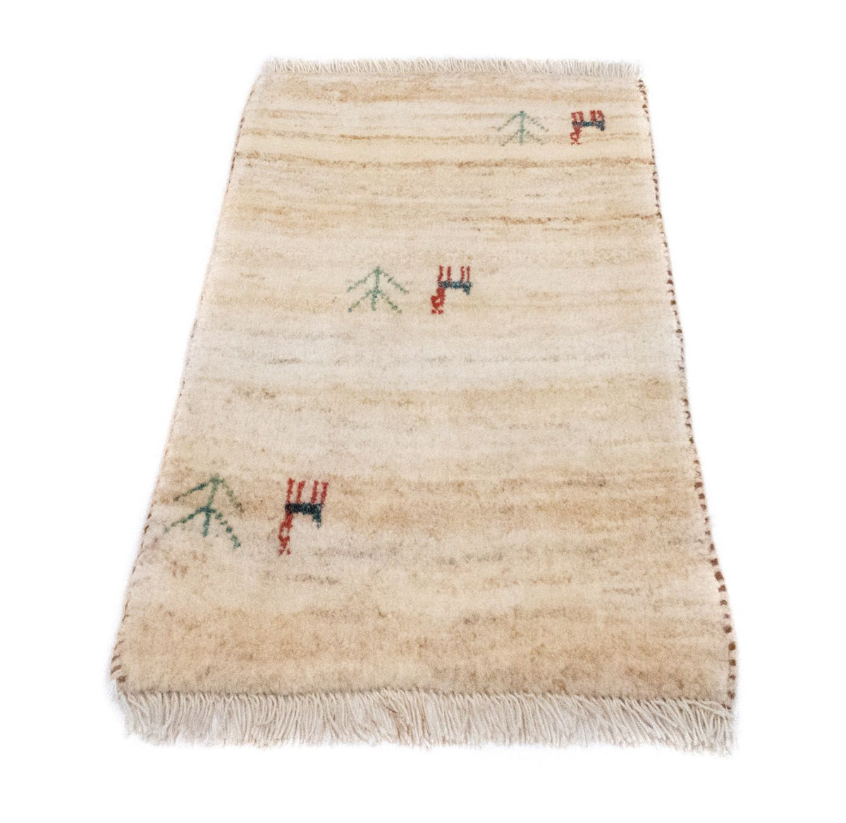 Alfombra Gabbeh - Persa - 60 x 40 cm - marrón