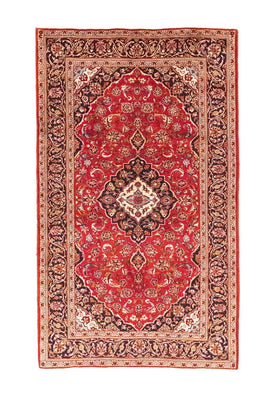 Alfombra persa - Keshan - 258 x 150 cm - rojo