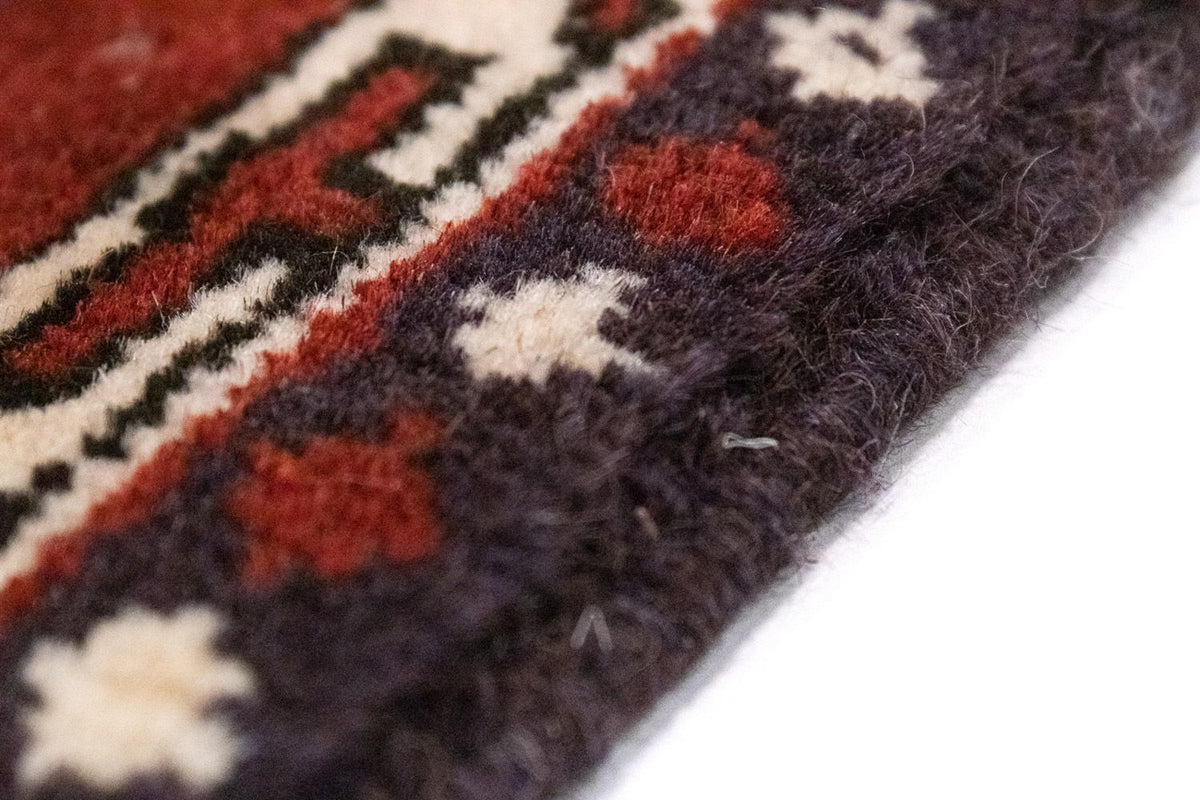 Alfombra persa - Nómada cuadrado  - 54 x 40 cm - marrón