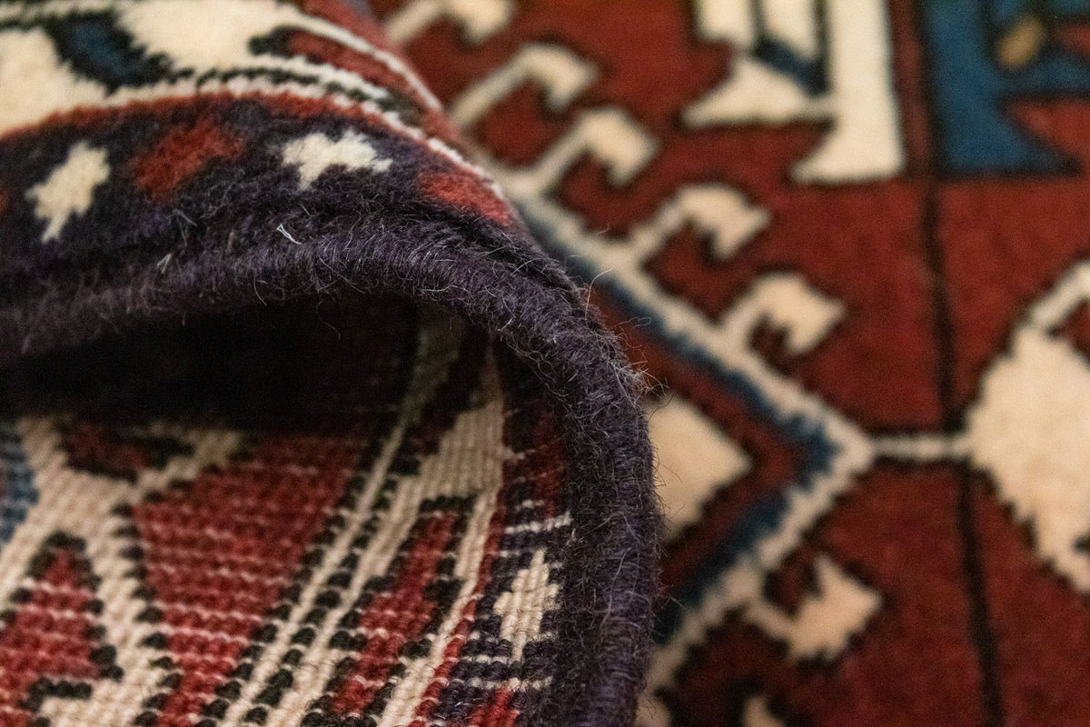 Alfombra persa - Nómada cuadrado  - 54 x 40 cm - marrón