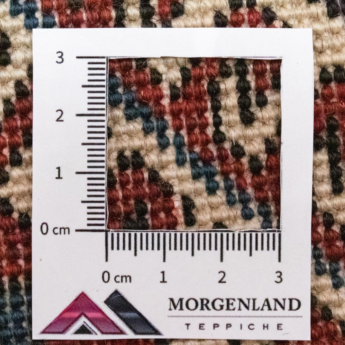 Alfombra persa - Nómada cuadrado  - 54 x 40 cm - marrón