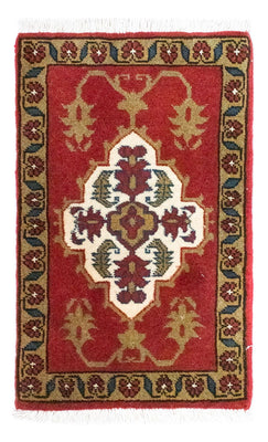 Alfombra persa - Nómada cuadrado  - 54 x 40 cm - rojo