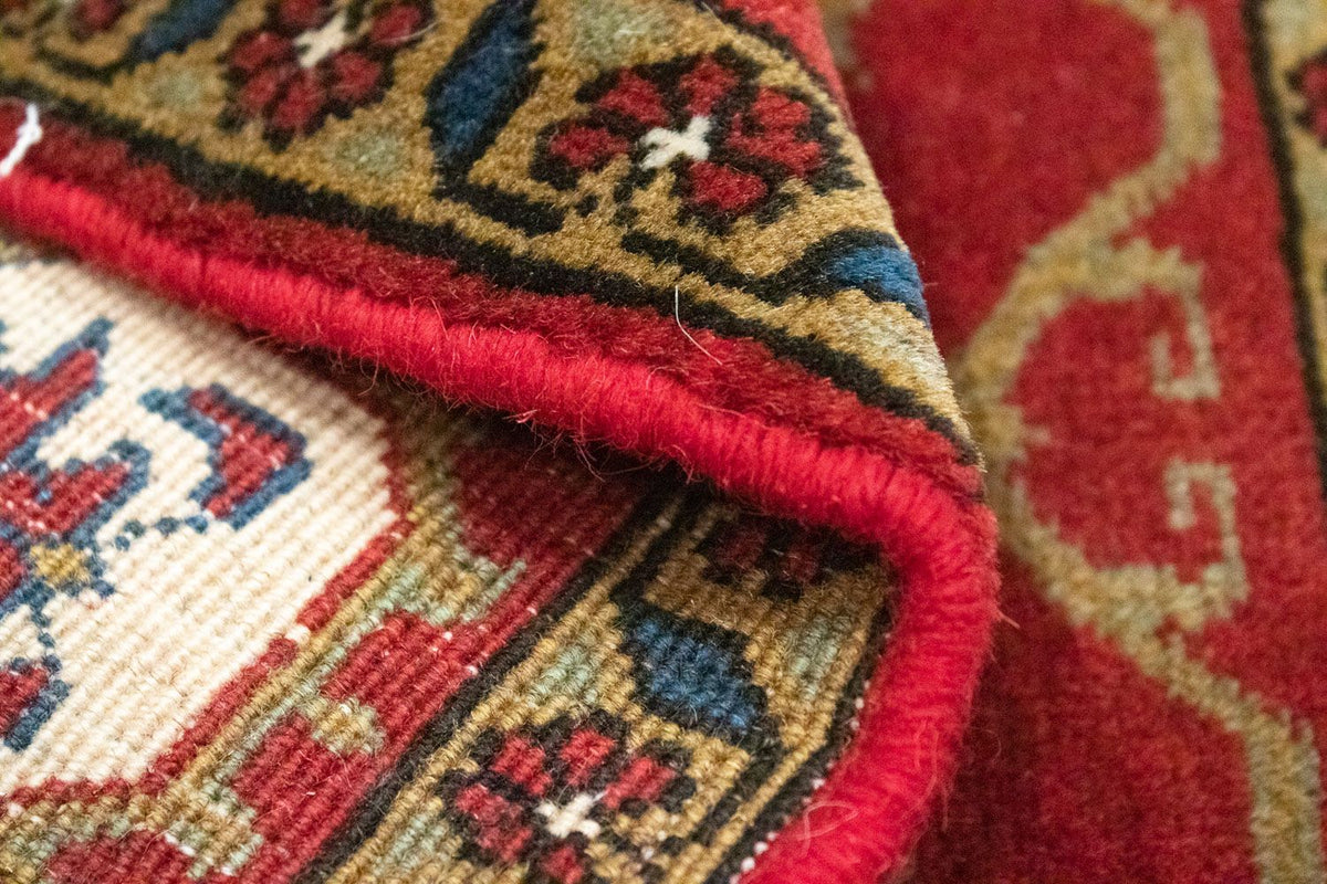 Alfombra persa - Nómada cuadrado  - 54 x 40 cm - rojo