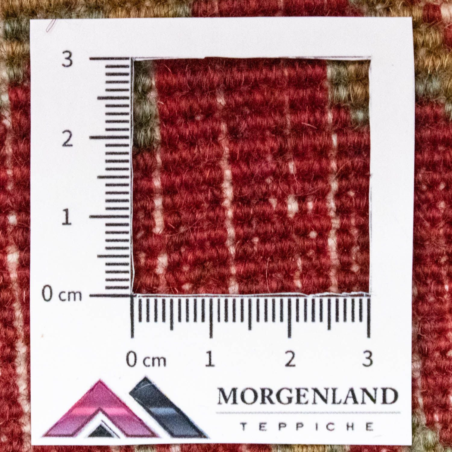 Alfombra persa - Nómada cuadrado  - 54 x 40 cm - rojo