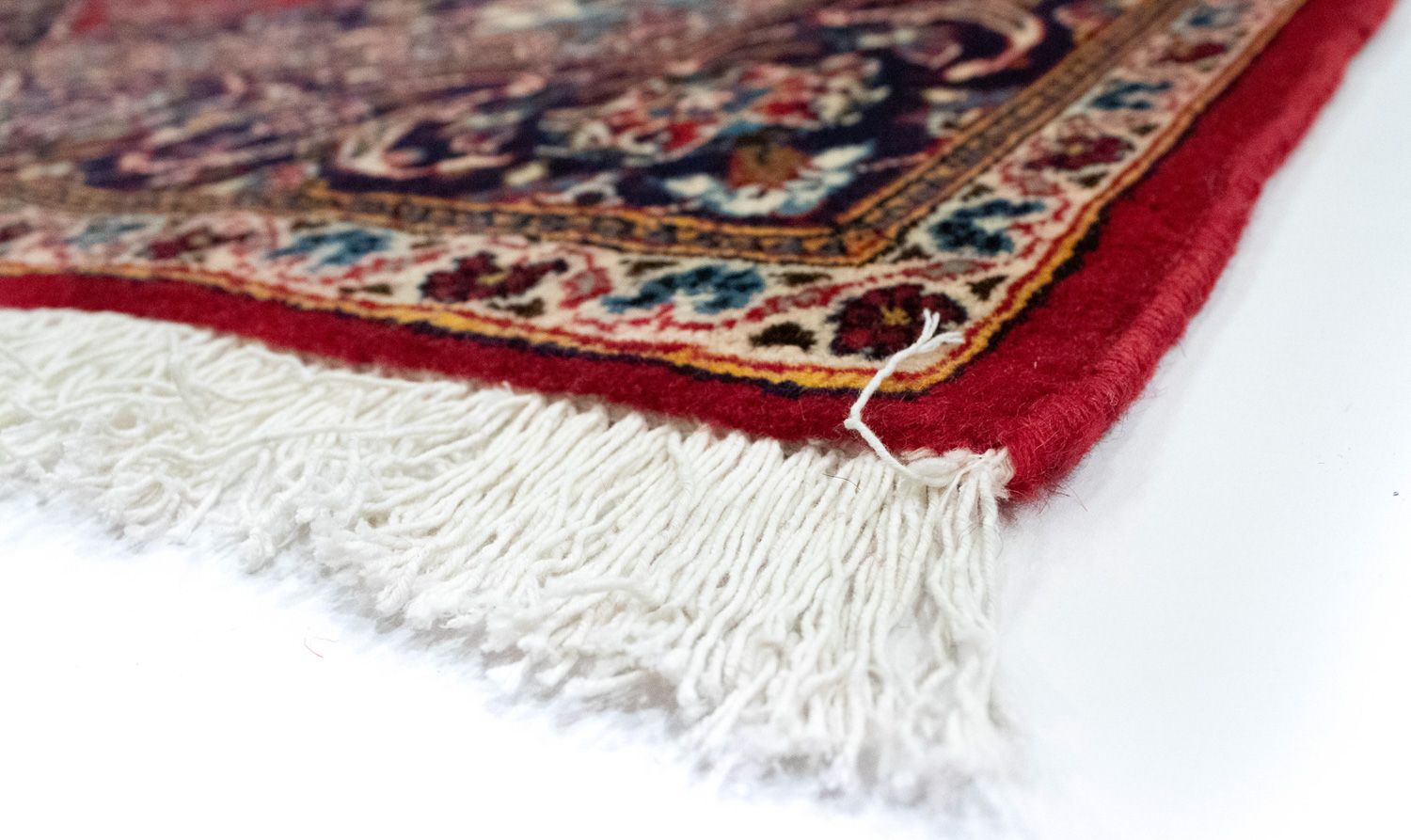 Alfombra persa - Keshan - 251 x 146 cm - rojo