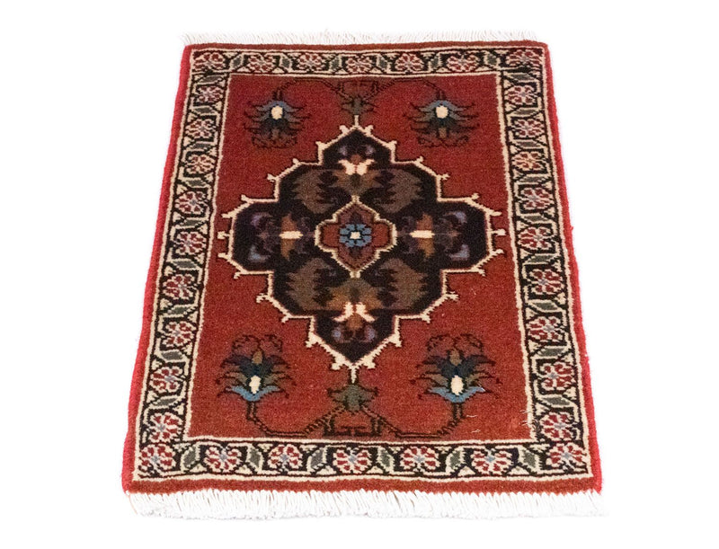 Alfombra persa - Nómada cuadrado  - 54 x 40 cm - rojo
