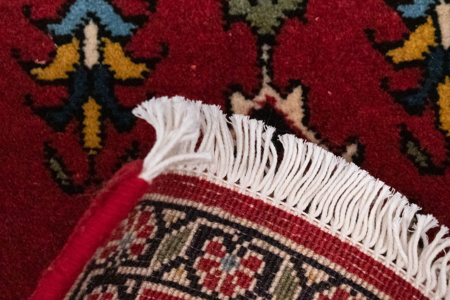 Alfombra persa - Nómada cuadrado  - 54 x 40 cm - rojo