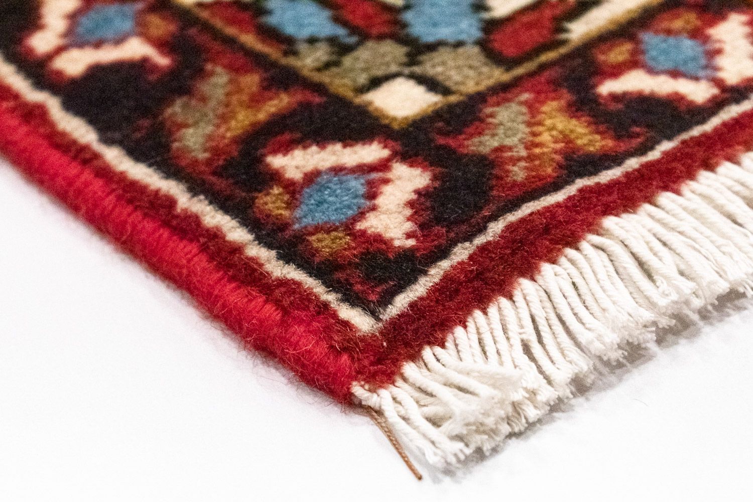 Alfombra persa - Nómada cuadrado  - 54 x 40 cm - rojo