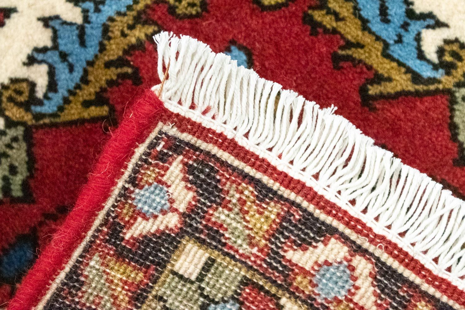 Alfombra persa - Nómada cuadrado  - 54 x 40 cm - rojo