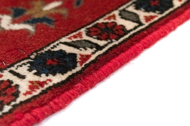 Alfombra persa - Nómada cuadrado  - 54 x 40 cm - rojo