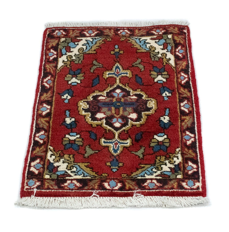 Alfombra persa - Nómada cuadrado  - 54 x 40 cm - rojo