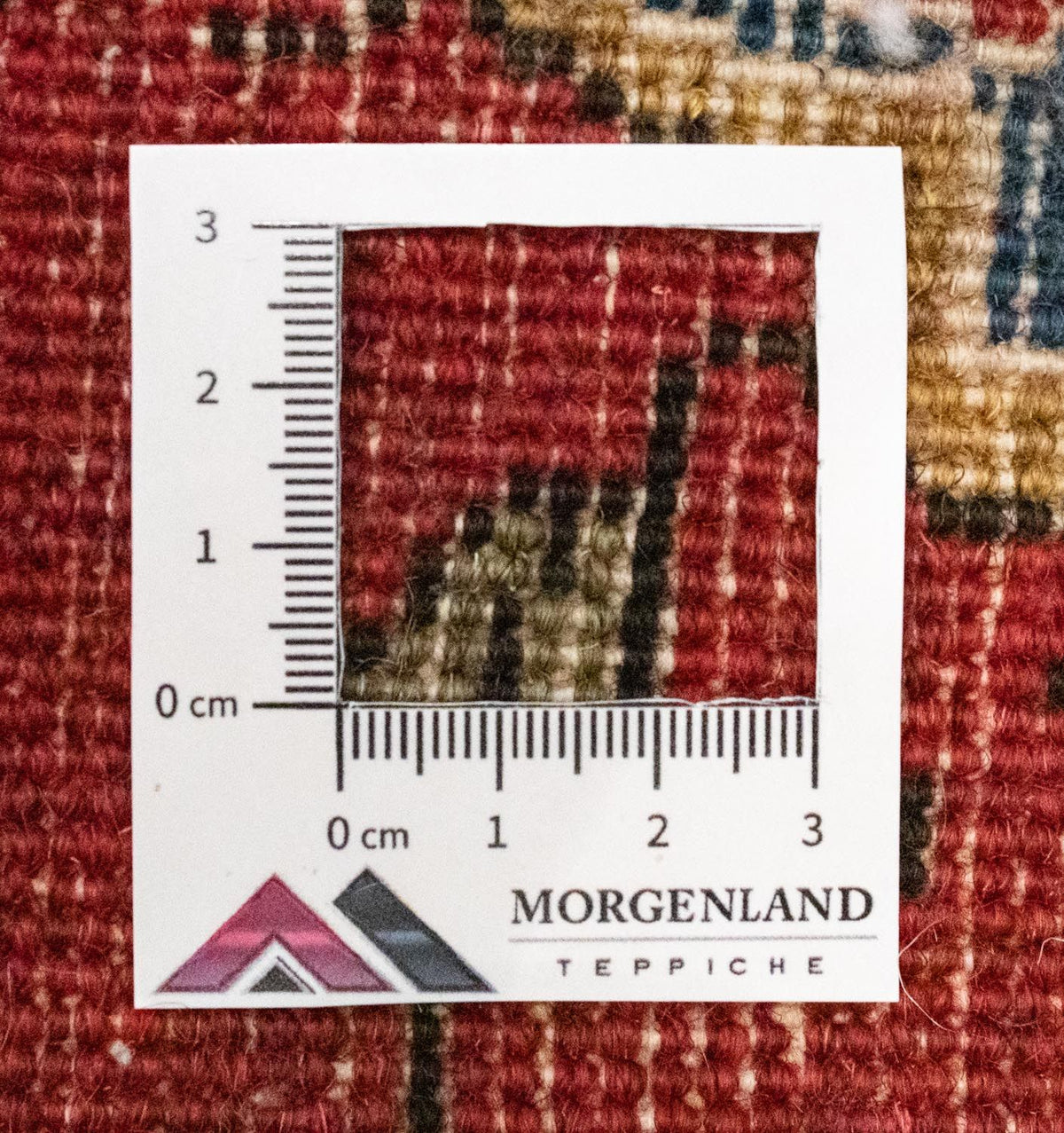 Alfombra persa - Nómada cuadrado  - 54 x 40 cm - rojo