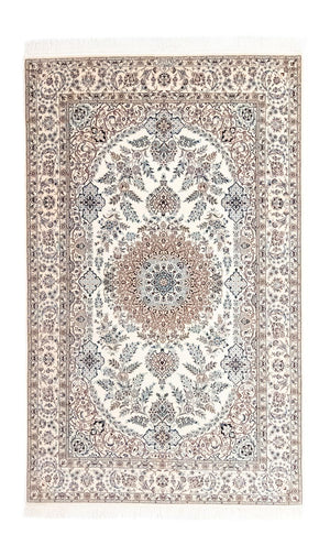 Alfombra Persa - Nain - Prima - 234 x 145 cm - blanco natural
