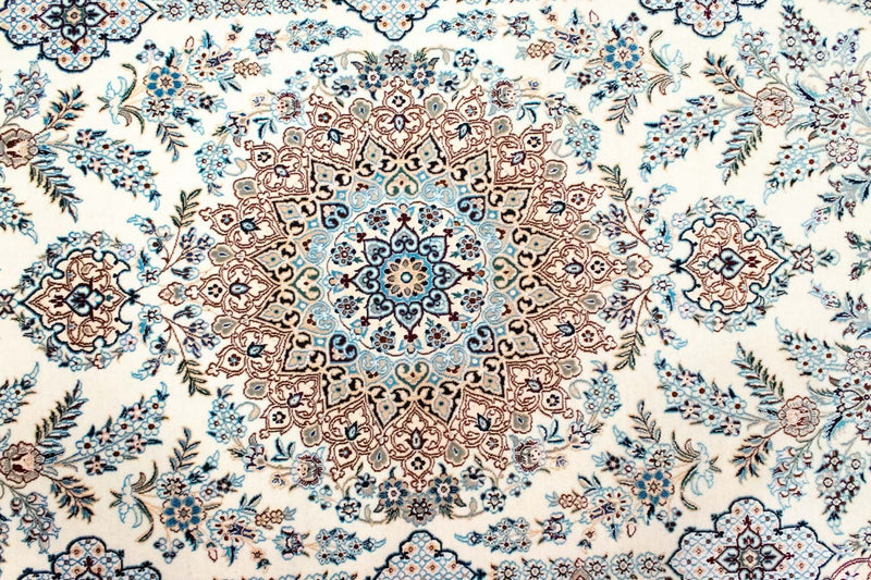 Alfombra Persa - Nain - Prima - 234 x 145 cm - blanco natural
