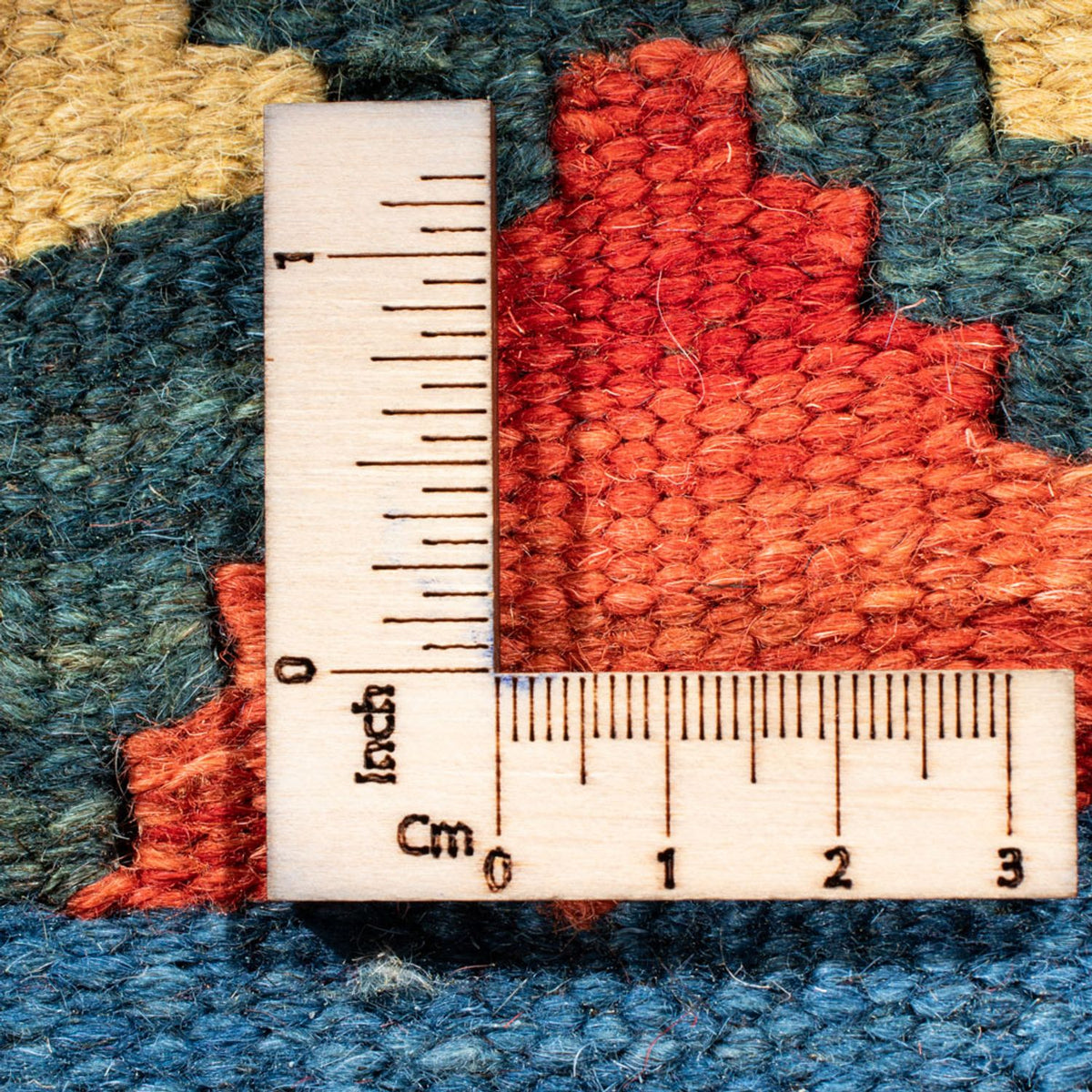 Alfombra de pasillo Alfombra Kelim - Oriental - 204 x 62 cm - azul