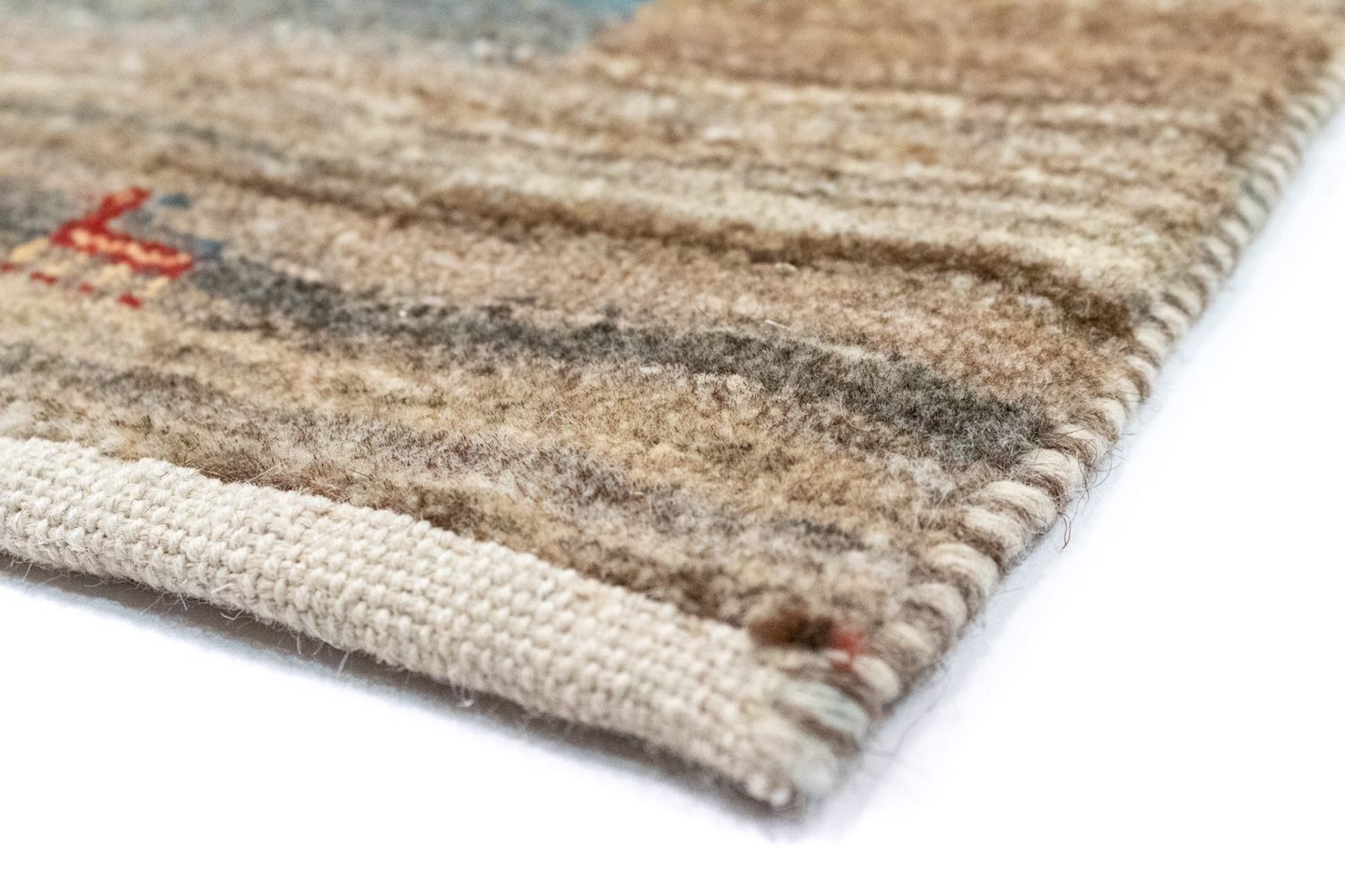 Alfombra Gabbeh - Loribaft Persa - 212 x 148 cm - multicolor
