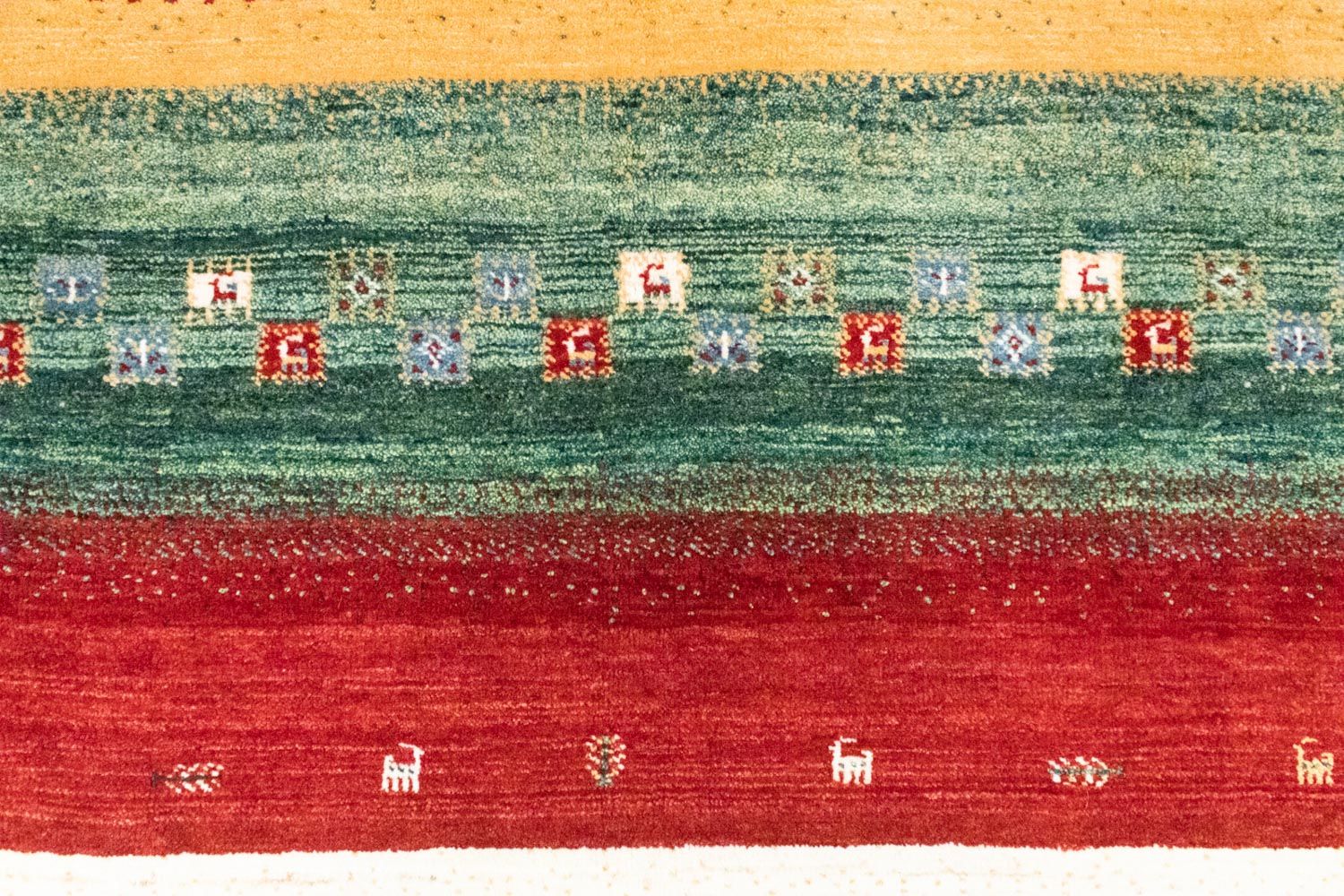 Alfombra Gabbeh - Loribaft Persa - 252 x 170 cm - multicolor