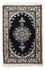 Alfombra persa - Nain - 60 x 40 cm - azul oscuro