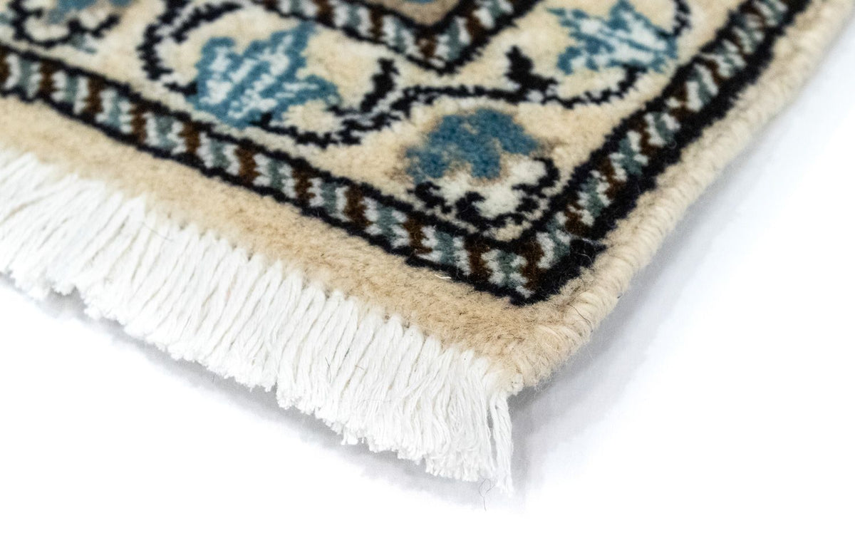 Alfombra persa - Nain - 60 x 40 cm - azul oscuro