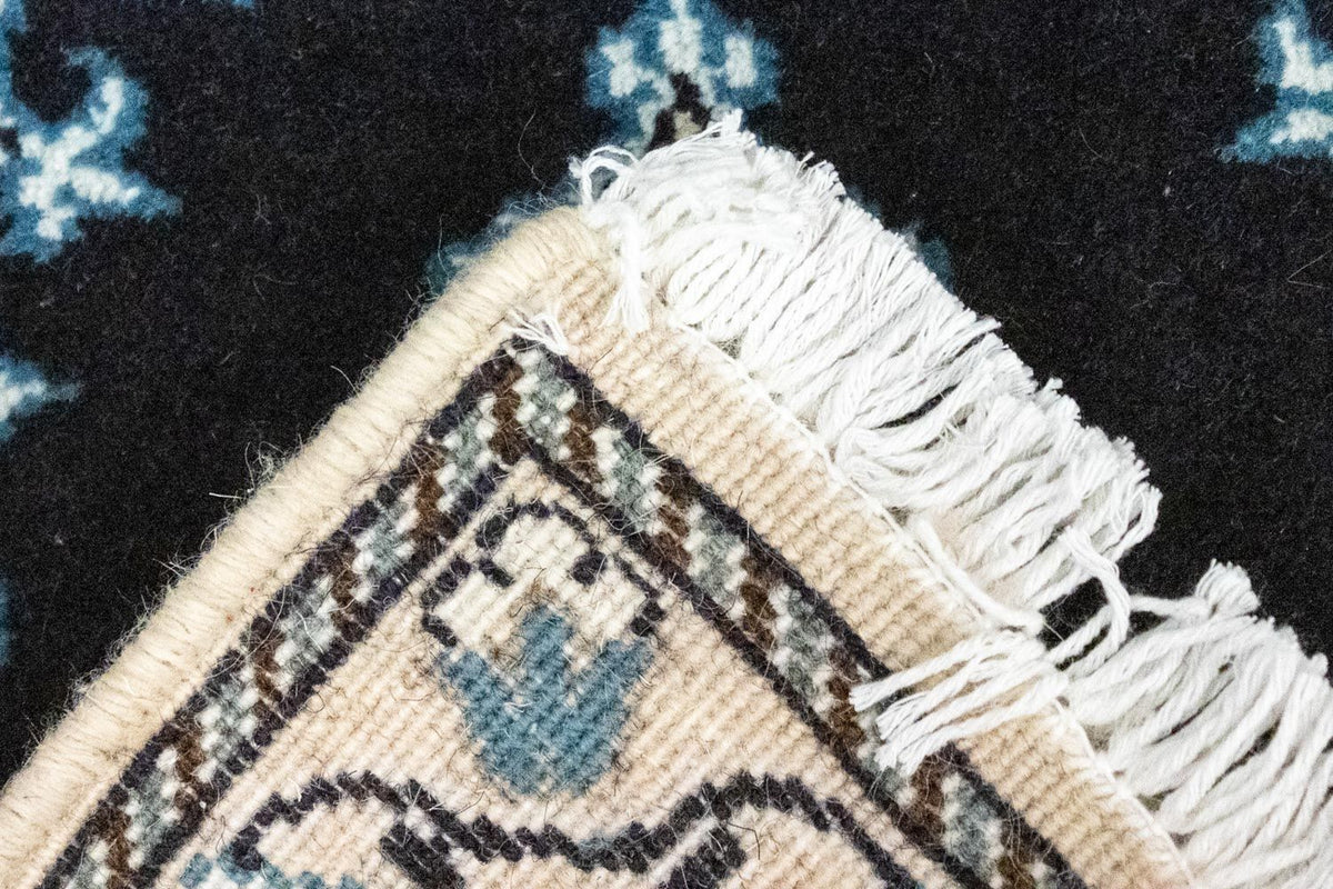 Alfombra persa - Nain - 60 x 40 cm - azul oscuro