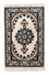 Alfombra persa - Nain - 60 x 40 cm - blanco natural