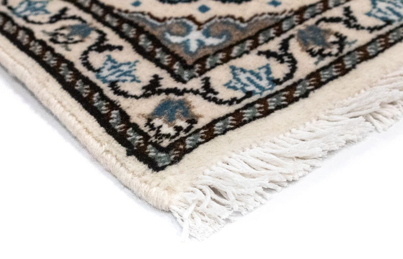 Alfombra persa - Nain - 60 x 40 cm - blanco natural