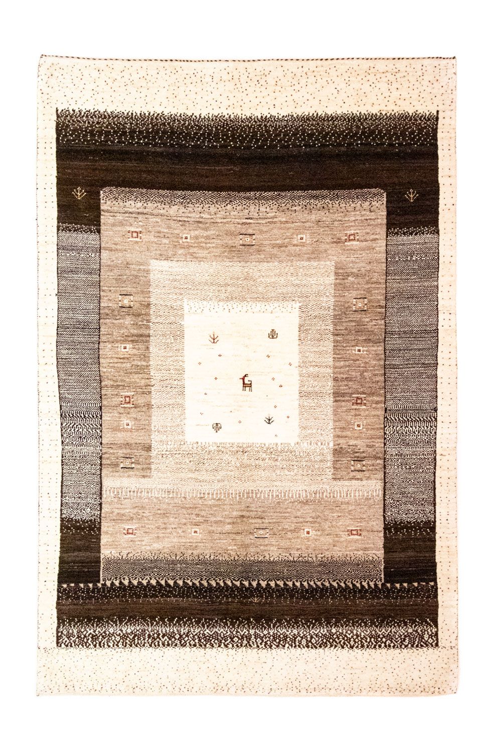 Alfombra Gabbeh - Loribaft Persa - 248 x 162 cm - multicolor