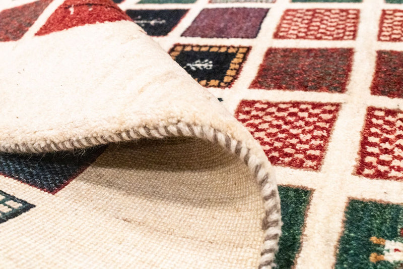 Alfombra Gabbeh - Loribaft Persa - 247 x 152 cm - colorido
