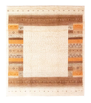 Alfombra Gabbeh - Loribaft Persa - 237 x 200 cm - beige