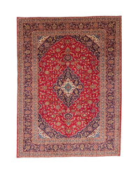Alfombra persa - Keshan - 353 x 255 cm - rojo