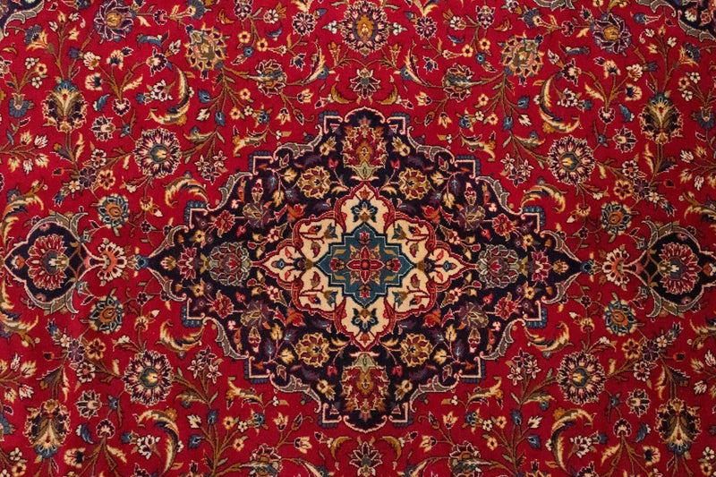 Alfombra persa - Keshan - 353 x 255 cm - rojo