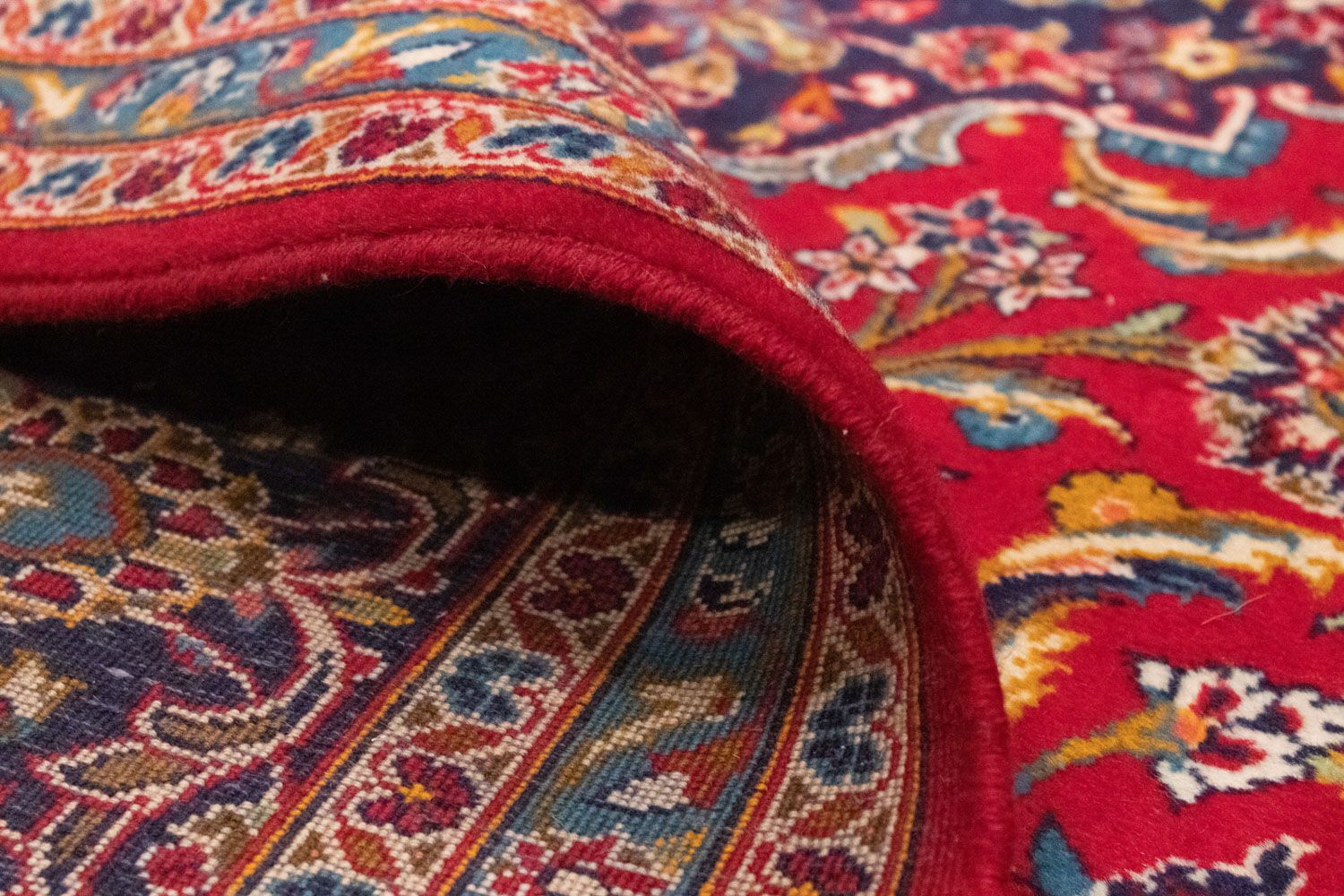Alfombra persa - Keshan - 353 x 255 cm - rojo