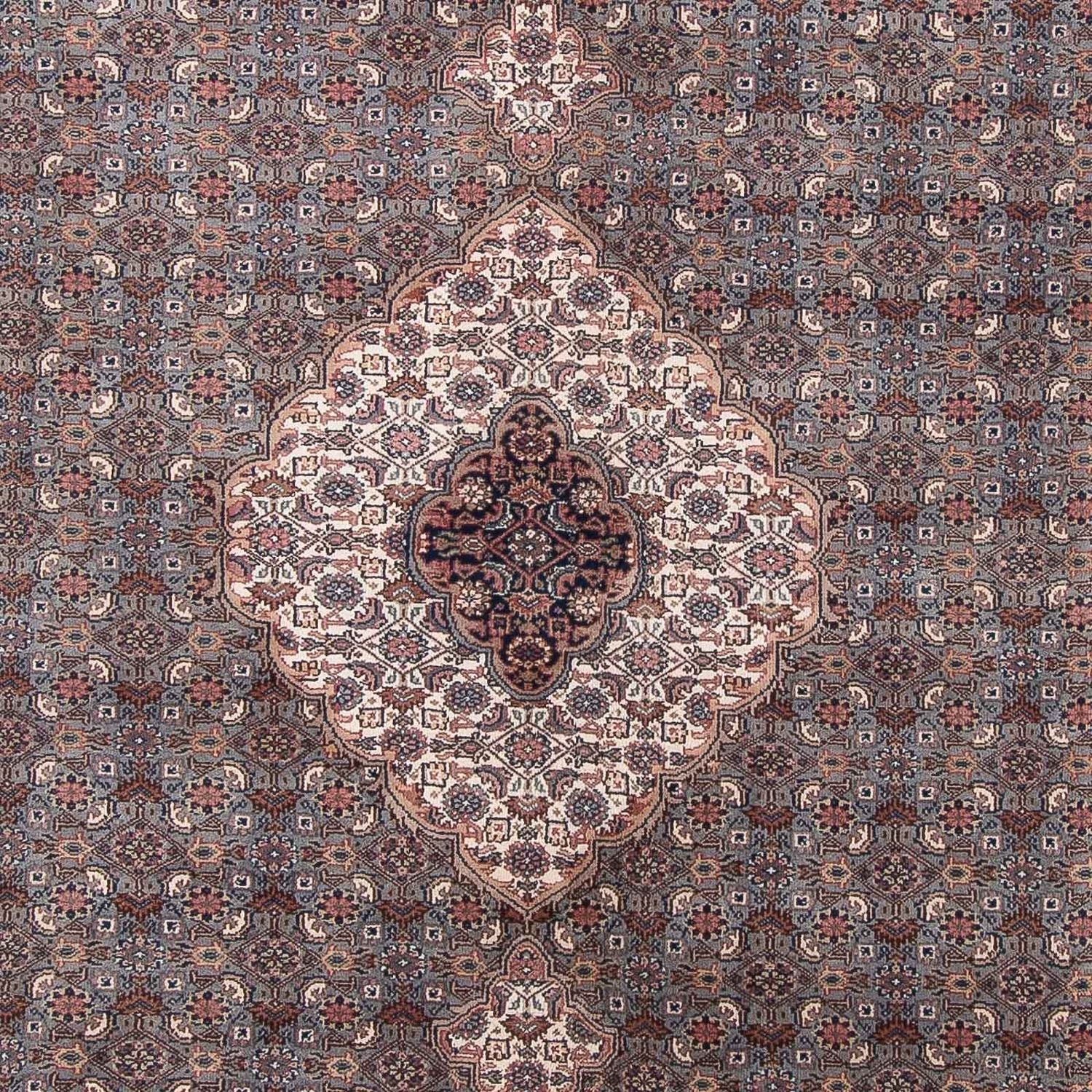 Alfombra oriental - Bidjar - Indus - 349 x 246 cm - gris oscuro