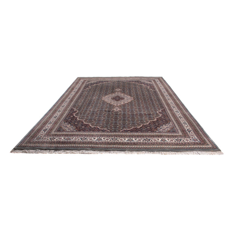 Alfombra oriental - Bidjar - Indus - 349 x 246 cm - gris oscuro