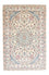 Alfombra Persa - Nain - Real - 263 x 174 cm - blanco natural