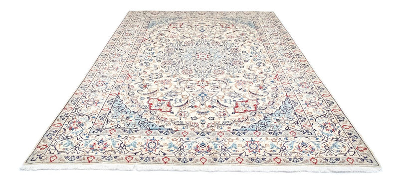 Alfombra Persa - Nain - Real - 263 x 174 cm - blanco natural