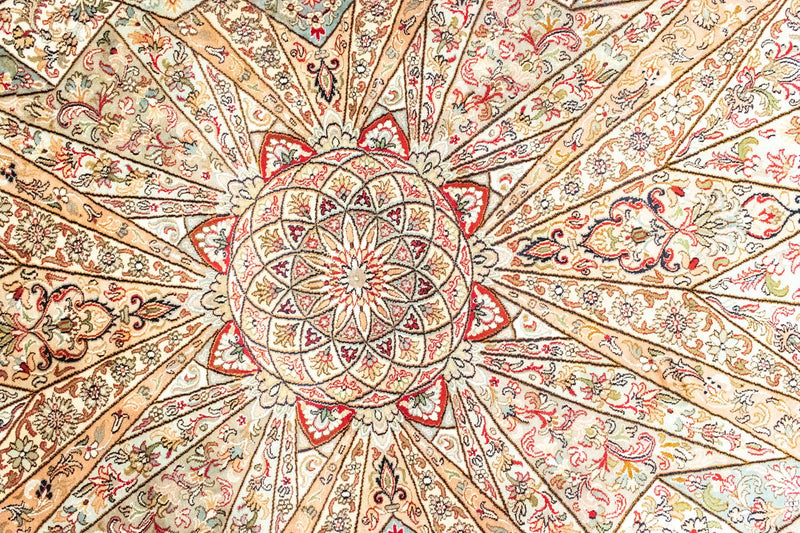 Alfombra de seda - Seda de Cachemira - 250 x 167 cm - rojo