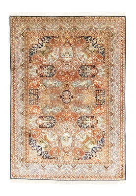 Alfombra de seda - Seda de Cachemira - 229 x 152 cm - beige