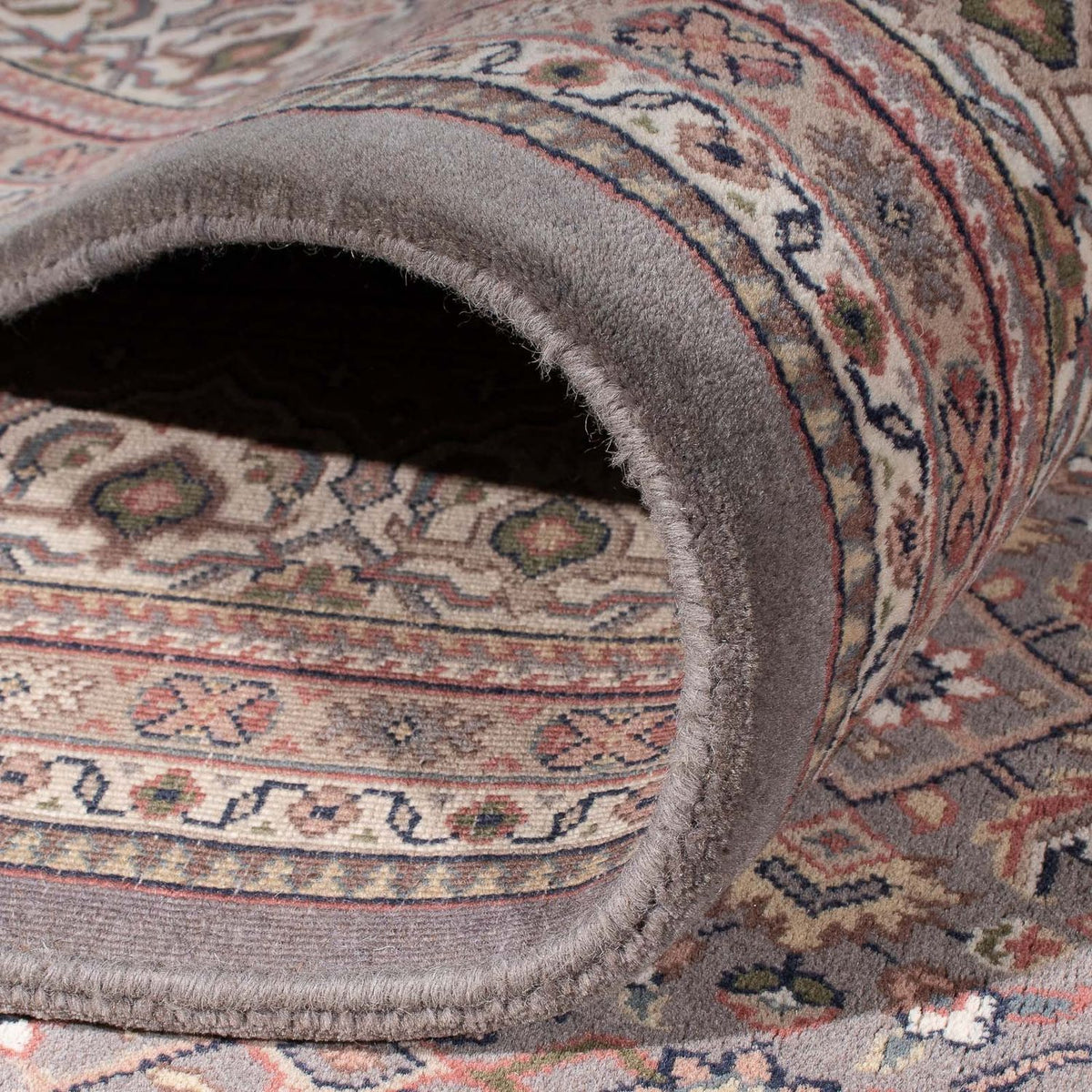 Alfombra oriental - Bidjar - Indus - 299 x 248 cm - marrón oscuro