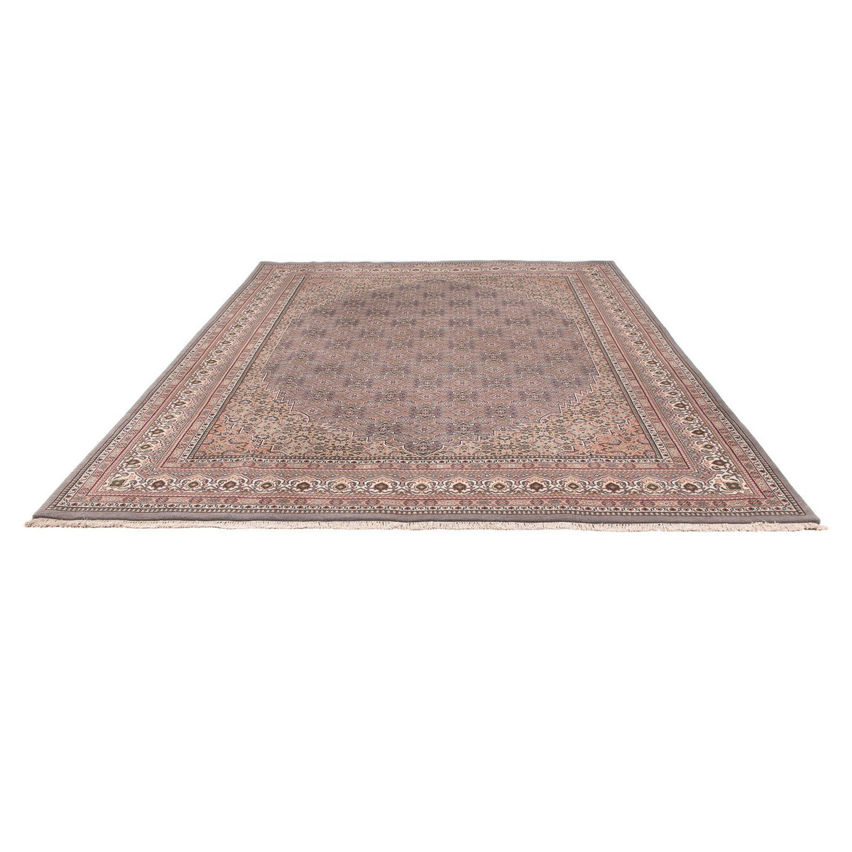 Alfombra oriental - Bidjar - Indus - 299 x 248 cm - marrón oscuro