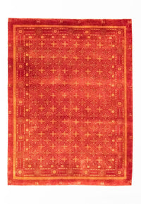 Alfombra Gabbeh - Loribaft Persa - 235 x 174 cm - rojo