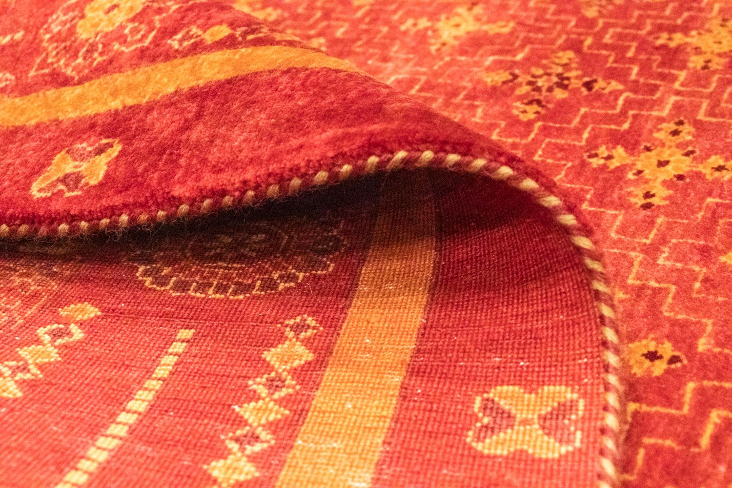 Alfombra Gabbeh - Loribaft Persa - 235 x 174 cm - rojo