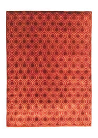 Alfombra Gabbeh - Loribaft Persa - 242 x 172 cm - naranja