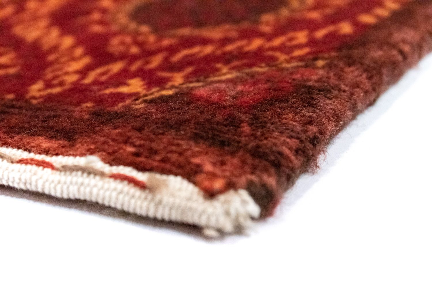 Alfombra Gabbeh - Loribaft Persa - 242 x 172 cm - naranja