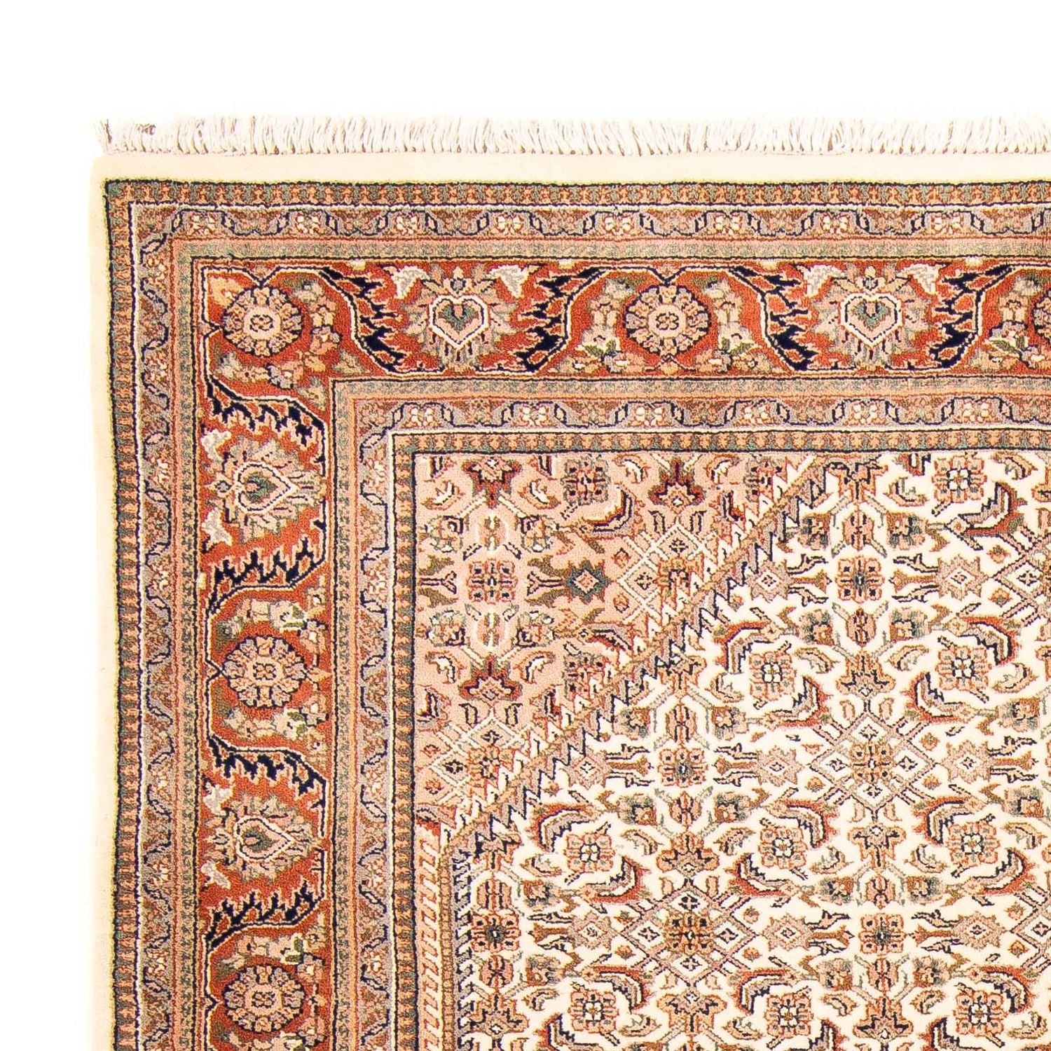 Alfombra oriental - Bidjar - Indus - 242 x 173 cm - beige