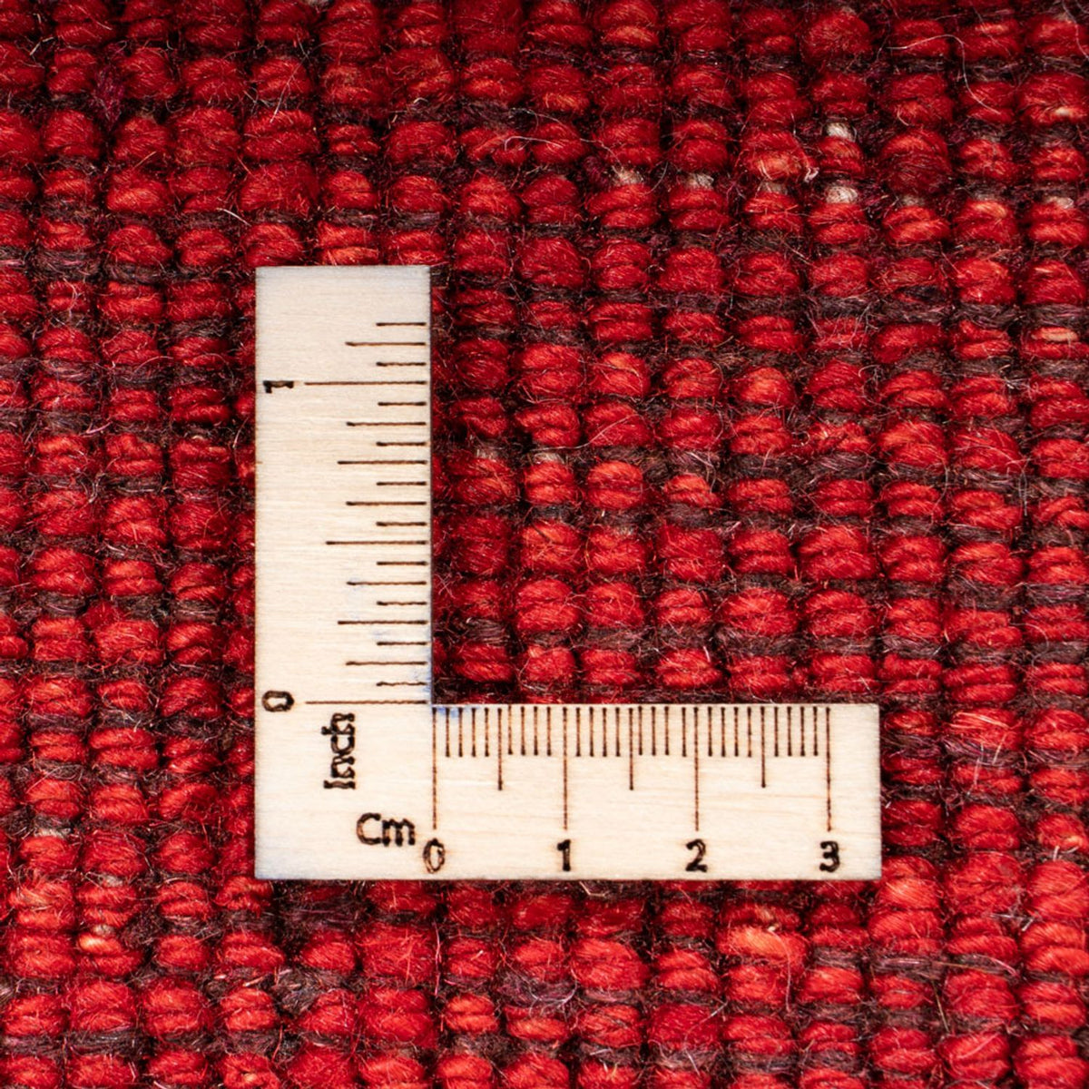 Alfombra Gabbeh - Loribaft Persa - 406 x 300 cm - rojo oscuro