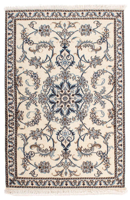Alfombra persa - Nain - 137 x 90 cm - beige