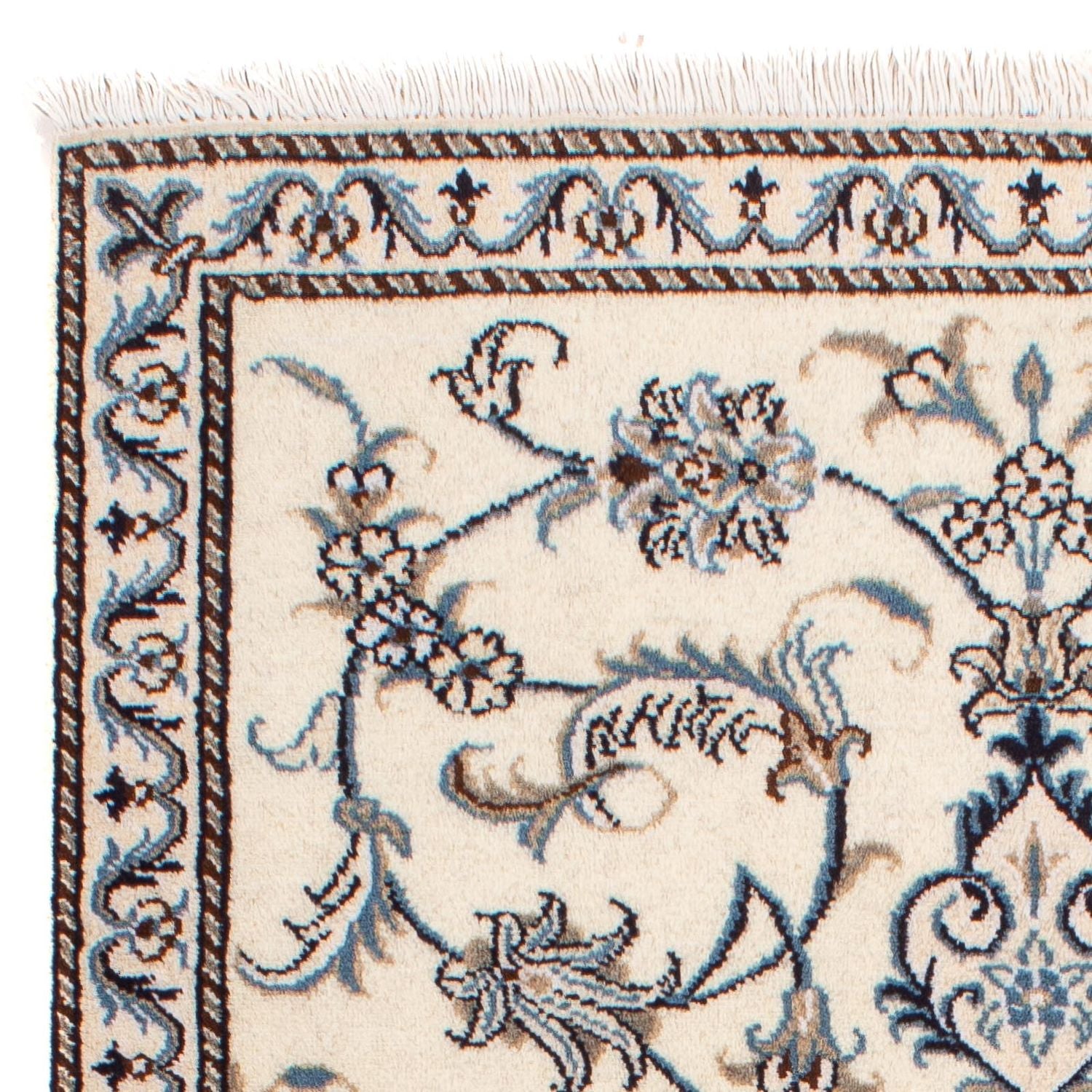 Alfombra persa - Nain - 137 x 90 cm - beige