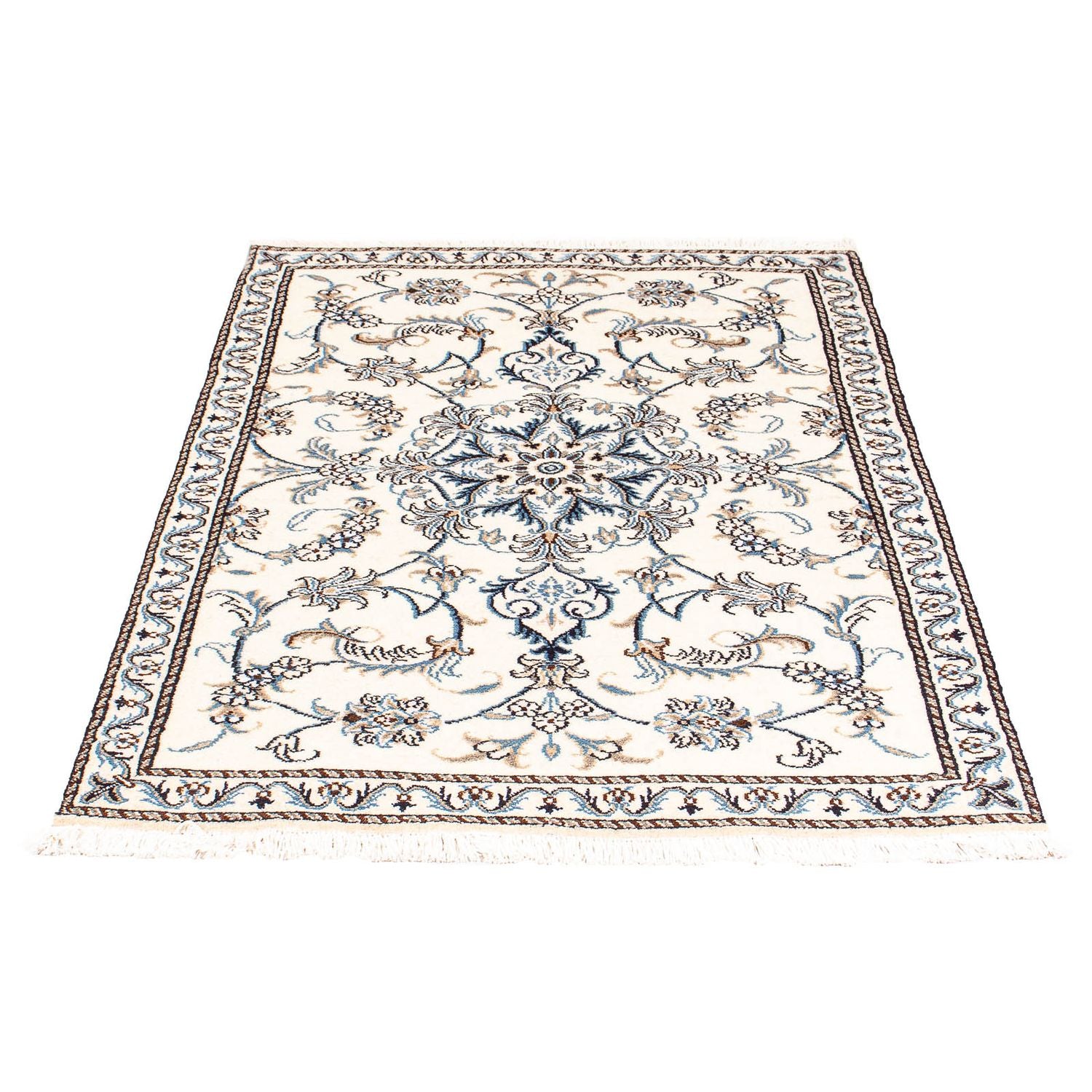 Alfombra persa - Nain - 137 x 90 cm - beige